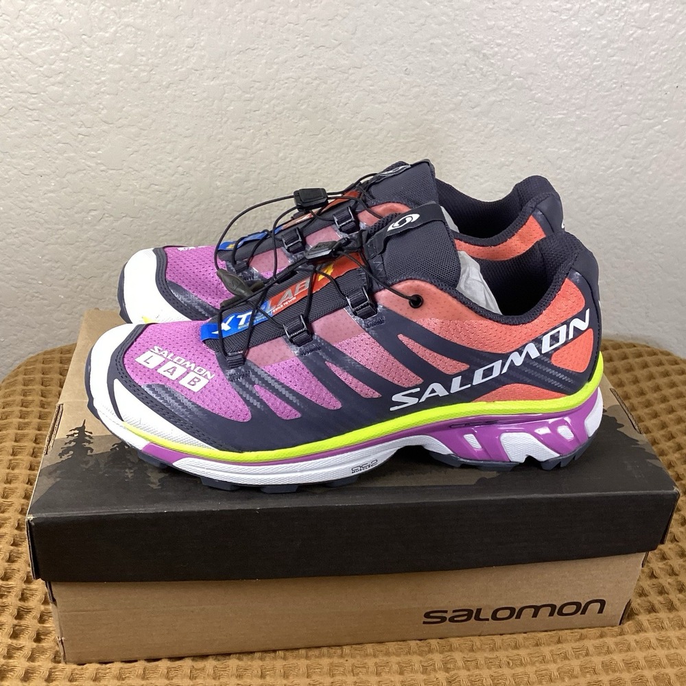NEW Salomon XT-4 Advanced Mulberry Mens Sz 9 Low Sneakers Trail Shoes Outdoor